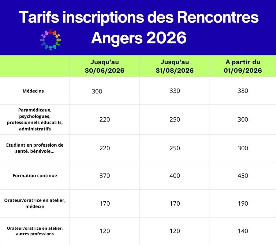 Tarifs du congr&egrave;s